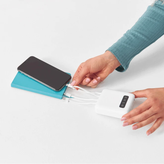 Powerbank z latarką PRECIOUS do drukowania logo Zdjęcie 9