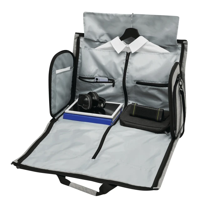 Torba podróżna MILANO ze zintegrowaną torbą na ubrania. z nadrukiem logo Zdjęcie 9