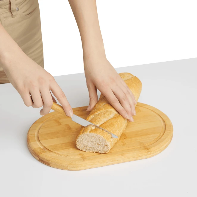 Deska do krojenia BAMBOO-ROUND do naniesienia logo Zdjęcie 4