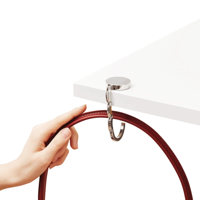 Wieszak na torebkę HOLD IT z nadrukiem logo Zdjęcie 4