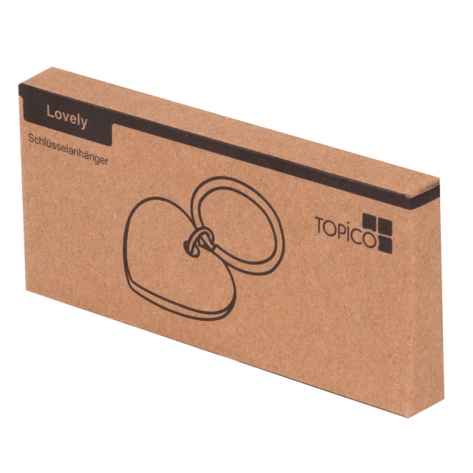 Brelok LOVELY z logo firmy Zdjęcie 4