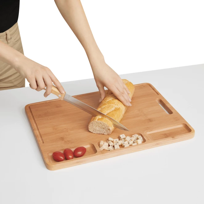 Duża deska do krojenia BAMBOO SERVING do drukowania logo Zdjęcie 4