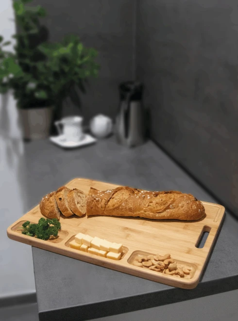 Duża deska do krojenia BAMBOO SERVING do drukowania logo Zdjęcie 7