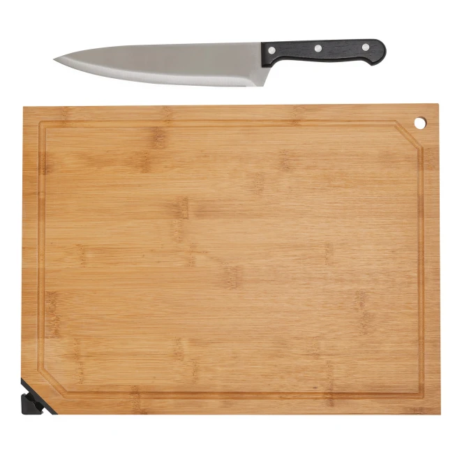 Duża deska do krojenia BAMBOO SHARP z logo firmy Zdjęcie 2