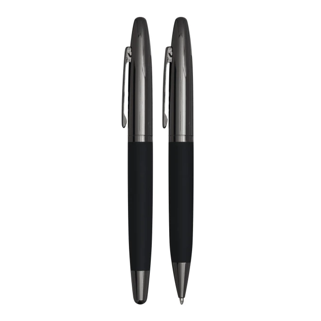 Zestaw do pisania BLACK ELEGANCE do drukowania logo Zdjęcie 4