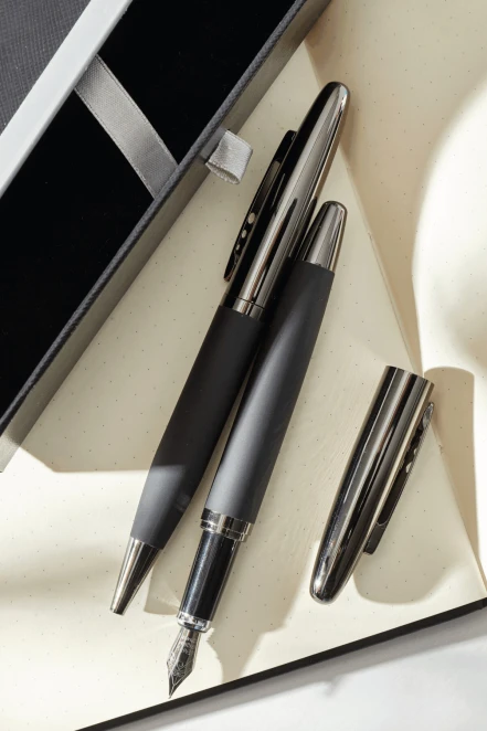 Zestaw do pisania BLACK ELEGANCE do drukowania logo Zdjęcie 10