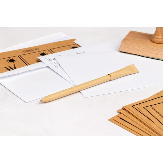 Długopis tekturowy do nałożenia logo Zdjęcie 4