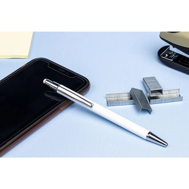 Długopis metalowy touch pen soft touch z naniesieniem logo Zdjęcie 5