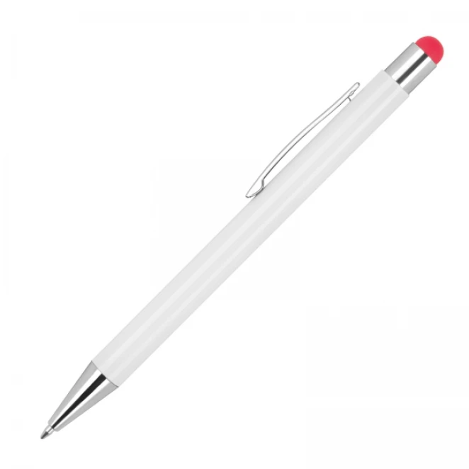 Długopis aluminiowy soft touch i touch pen Jean z nadrukiem logo Zdjęcie 2