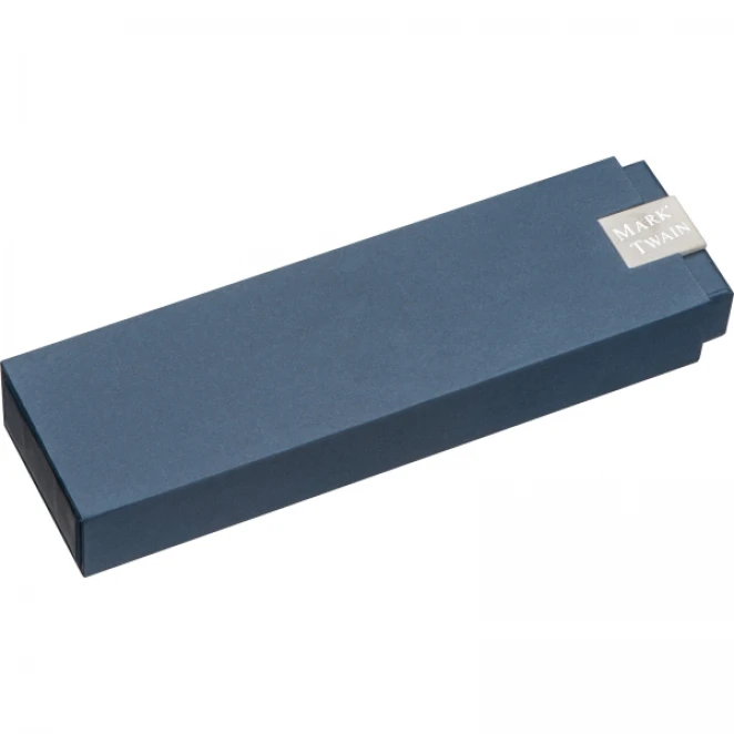 Zestaw piśmienny długopis i pióro kulkowe Mark Twain z nadrukiem na zamówienie Zdjęcie 3