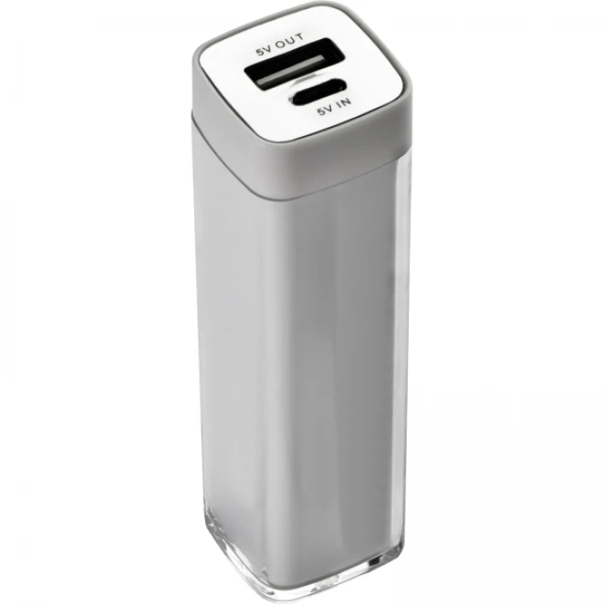 Zestaw podróżny power bank 2200 mAh i wtyczki z nadrukiem na zamówienie Zdjęcie 3