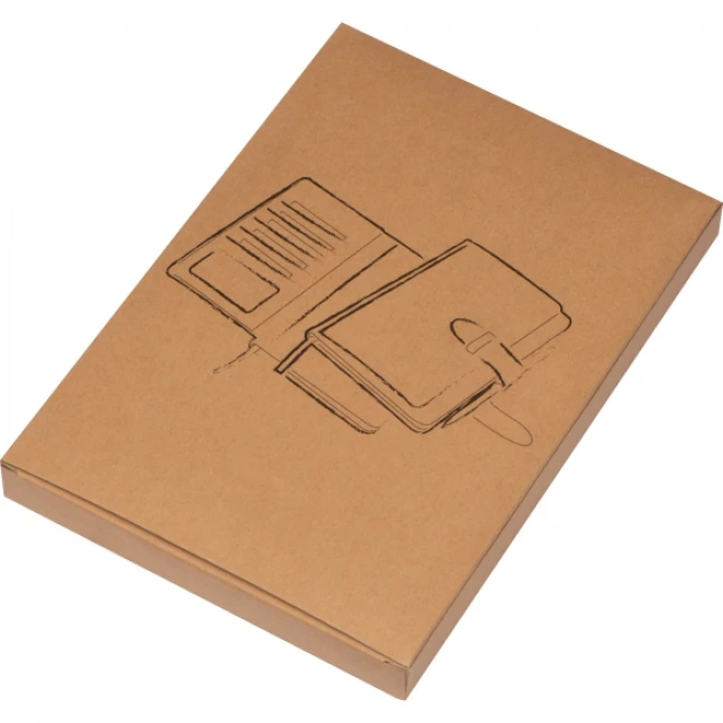 Notatnik A5 w linie z wizytownikiem do drukowania logo Zdjęcie 6