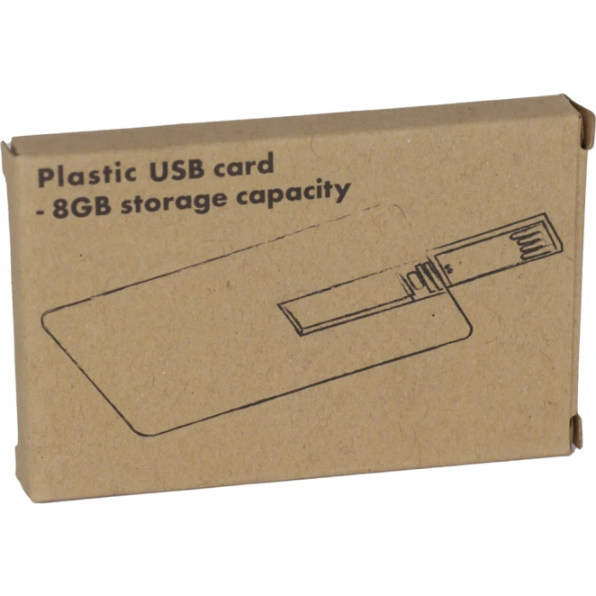 Pendrive plastikowy karta 8GB z logo Zdjęcie 7