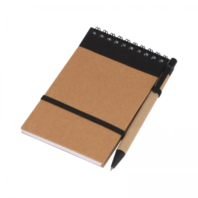 Notatnik w linie z długopisem z nadrukiem na zamówienie Zdjęcie 2