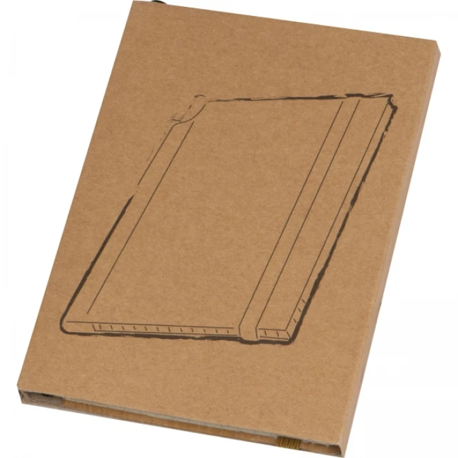 Notatnik A6 w kratkę z nadrukiem logo Zdjęcie 6