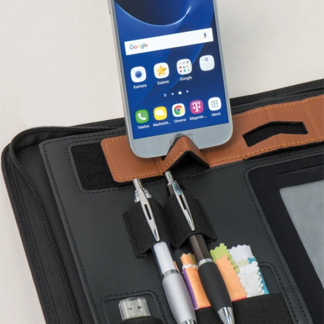 Folder A4 z notatnikiem w linie z naniesieniem logo Zdjęcie 4