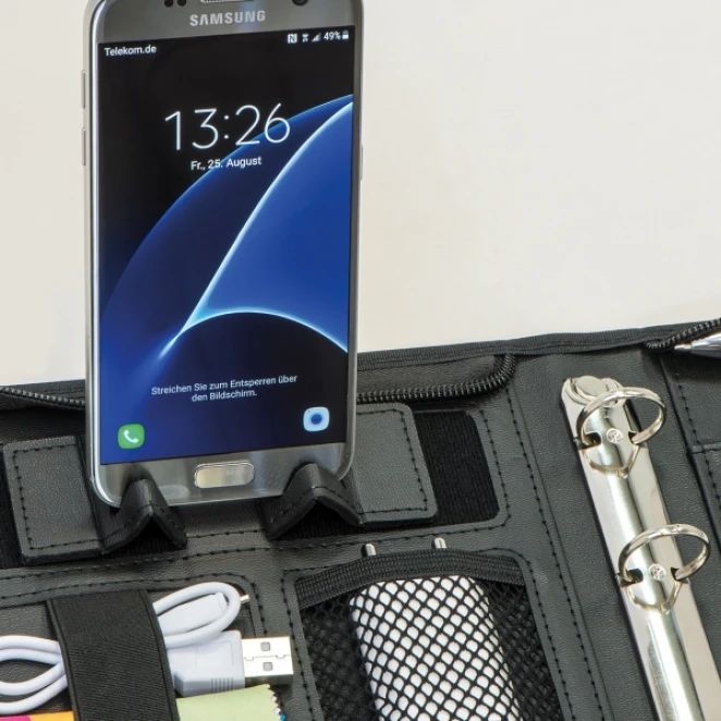 Folder A5 z notatnikiem w linie i segregatorem z naniesieniem logo Zdjęcie 4