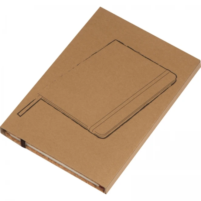 Notatnik A5 w linie okładką z korka do naniesienia logo Zdjęcie 9