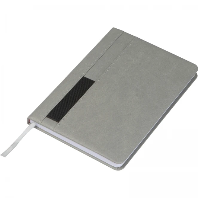 Notatnik A5 w kratkę z naniesieniem logo Zdjęcie 2