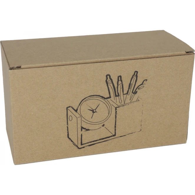 Stojak biurkowy z zegarem z logo Zdjęcie 9