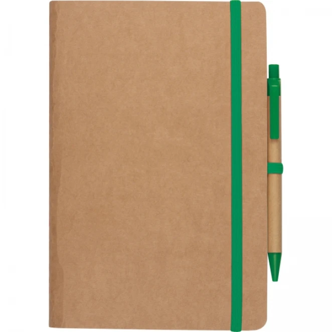 Notatnik A5 z czystymi stronami i długopisem z naniesieniem logo Zdjęcie 4