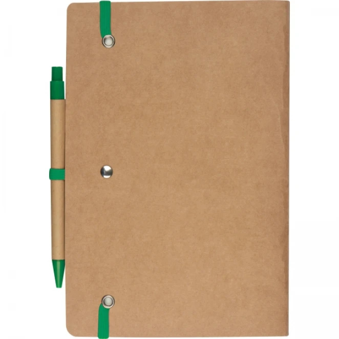 Notatnik A5 z czystymi stronami i długopisem z naniesieniem logo Zdjęcie 5