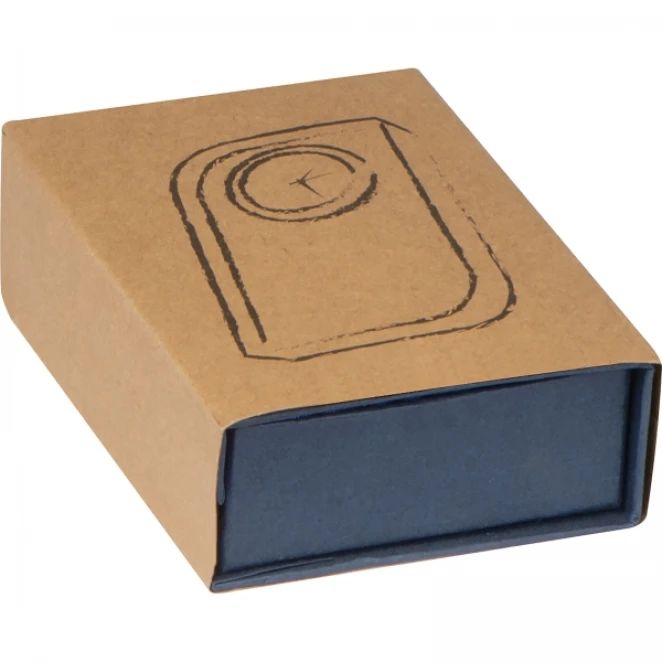 Szklany blok z zegarem z nadrukiem logo Zdjęcie 3