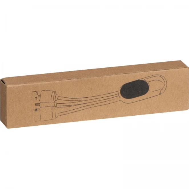 Kabel do ładowania 3w1 z logo firmy Zdjęcie 2