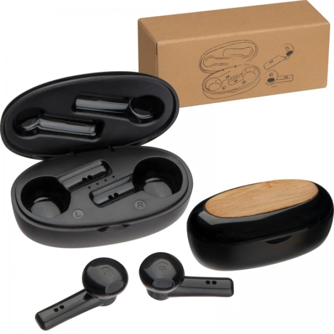 Słuchawki douszne bluetooth do nałożenia logo Zdjęcie 2