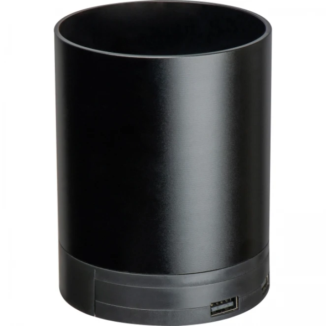 Stojak biurkowy z ładowarką indukcyjną do nałożenia logo Zdjęcie