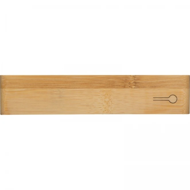 Power bank 20000 mAh bambusowy z logo firmy Zdjęcie 5