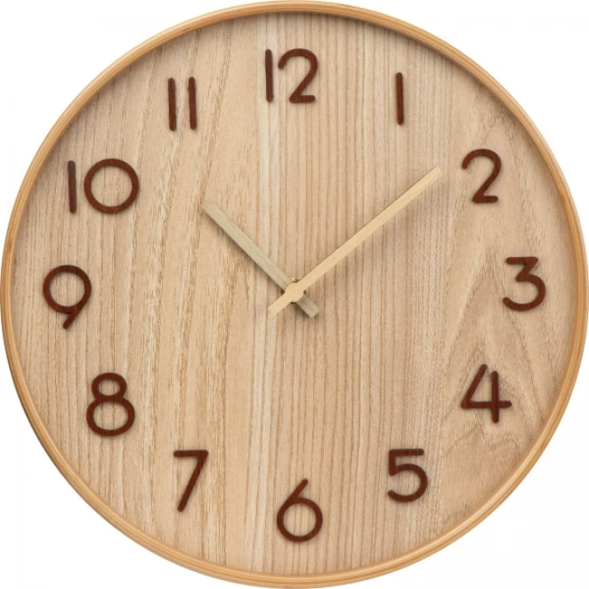 Zegar ścienny do drukowania logo Zdjęcie