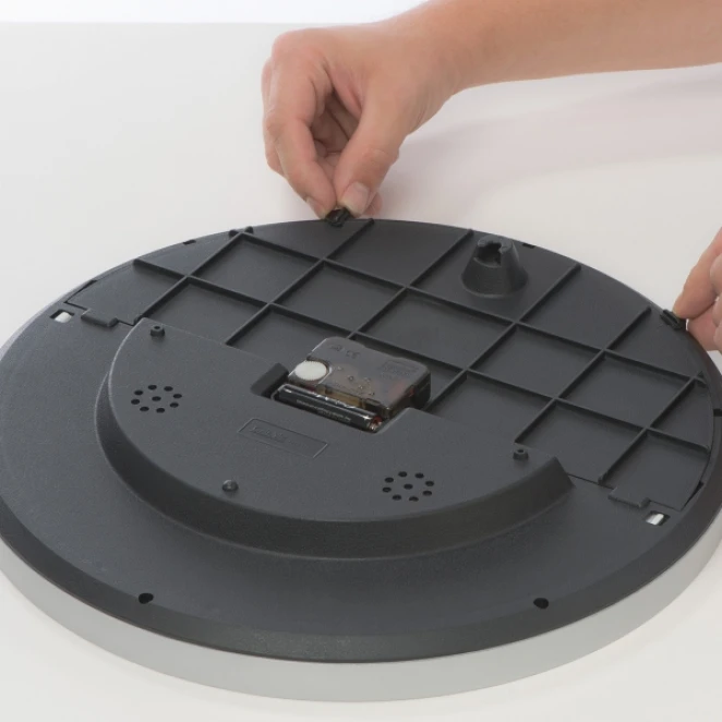 Zegar ścienny CrisMa z wskaźnikiem temperatury i wilgotności powietrza z naniesieniem logo Zdjęcie 5