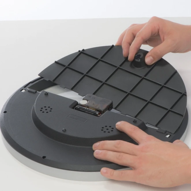 Zegar ścienny CrisMa z wskaźnikiem temperatury i wilgotności powietrza z naniesieniem logo Zdjęcie 6