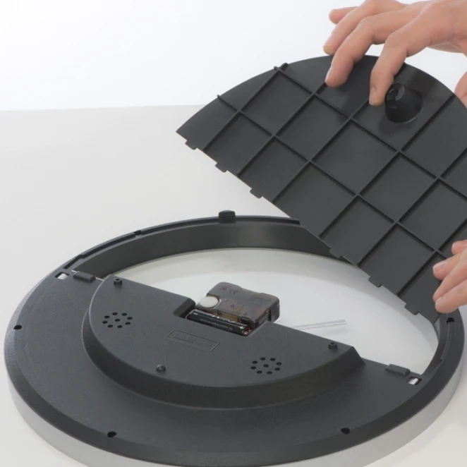 Zegar ścienny CrisMa z wskaźnikiem temperatury i wilgotności powietrza z naniesieniem logo Zdjęcie 7