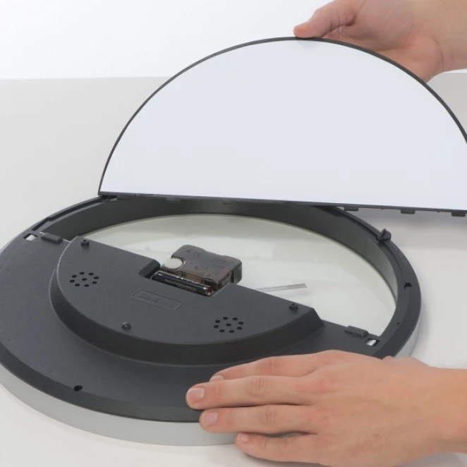 Zegar ścienny CrisMa z wskaźnikiem temperatury i wilgotności powietrza z naniesieniem logo Zdjęcie 8