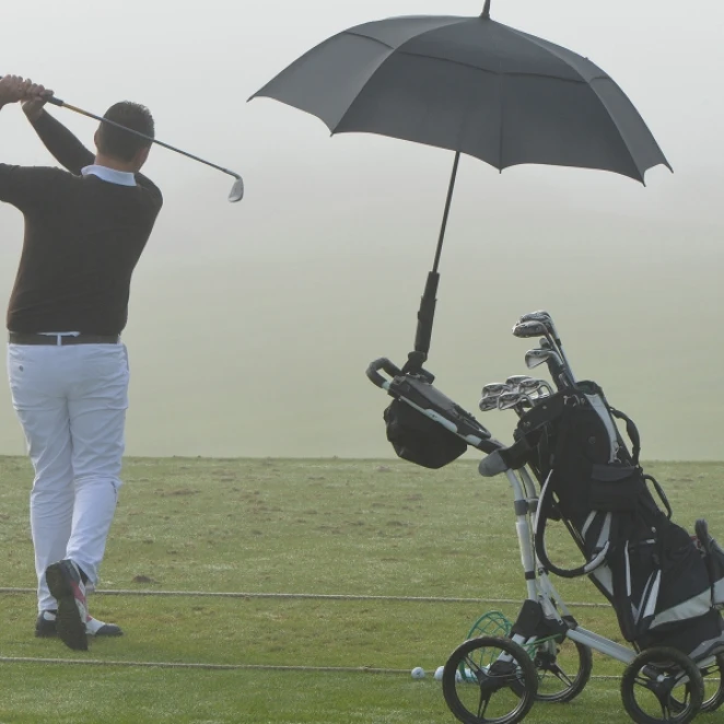 Parasol automatyczny XXL do gry w golfa ø132 cm z nadrukiem na zamówienie Zdjęcie 5