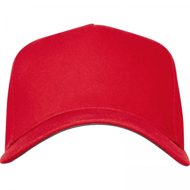 Czapka z daszkiem bawełniana 5 paneli z naniesieniem logo Zdjęcie 3