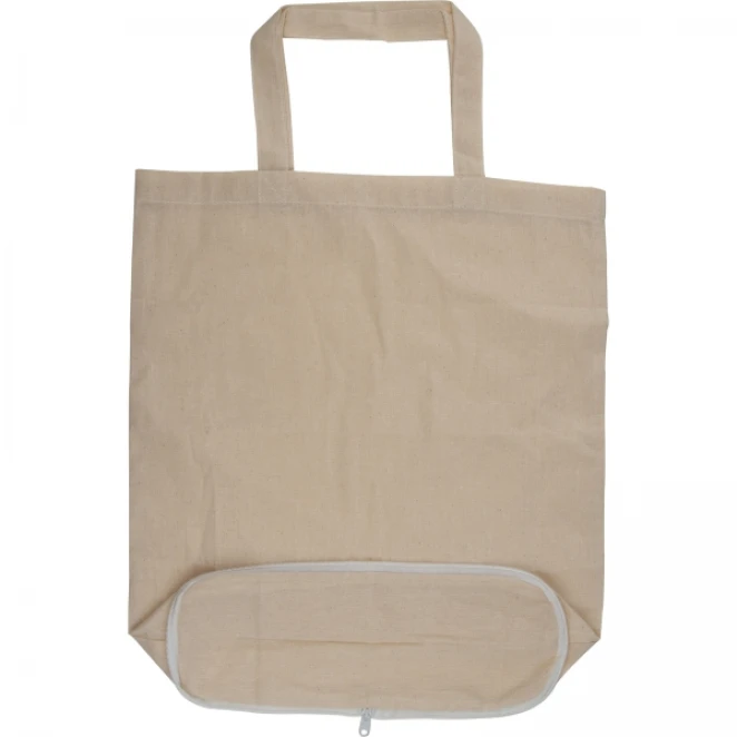 Torba bawełniana składana 140 g/m2 z logo firmy Zdjęcie 6