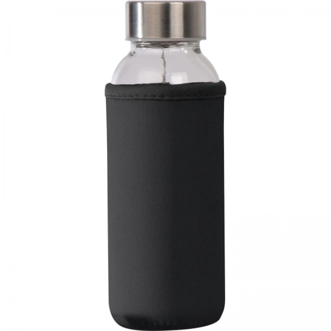 Butelka szklana z pokrowcem 300 ml z naniesieniem logo Zdjęcie 5