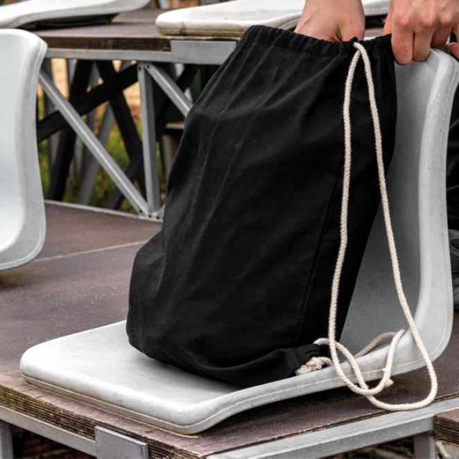 Worek bawełniany 140 g/m2 z logo Zdjęcie 3