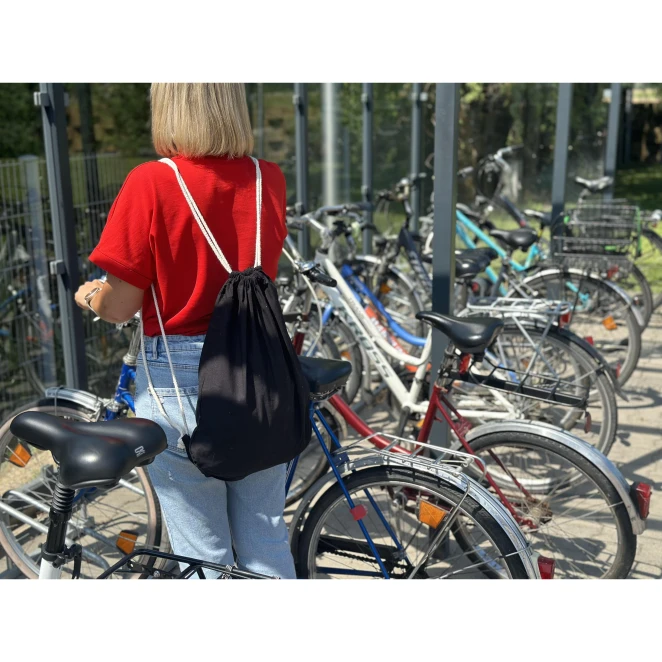 Worek bawełniany 140 g/m2 z logo Zdjęcie 5