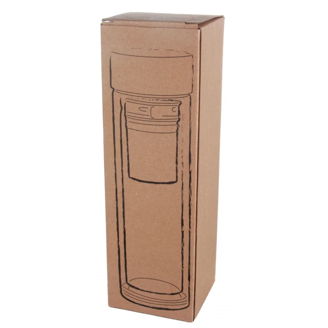 Butelka szklana termiczna 420 ml z nadrukiem na zamówienie Zdjęcie 10