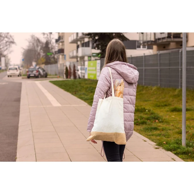 Worek bawełniany 140 g/m2 do drukowania logo Zdjęcie 4