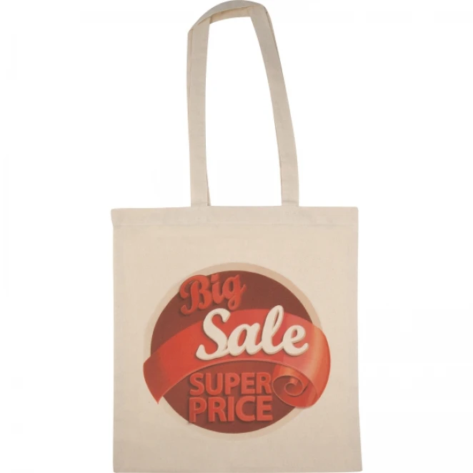 Torba bawełniana z długimi uszami 140 g/m2 do nałożenia logo Zdjęcie 5