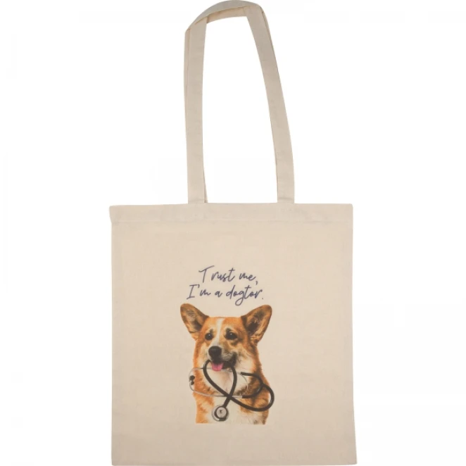 Torba bawełniana z długimi uszami 140 g/m2 do nałożenia logo Zdjęcie 6