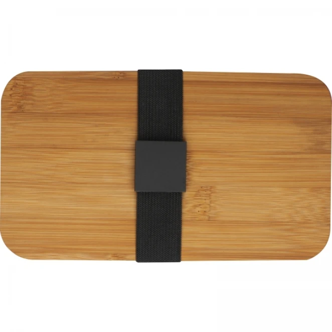 Zestaw lunch box ze sztućcami i butelka termiczna 500 ml z logo Zdjęcie 7