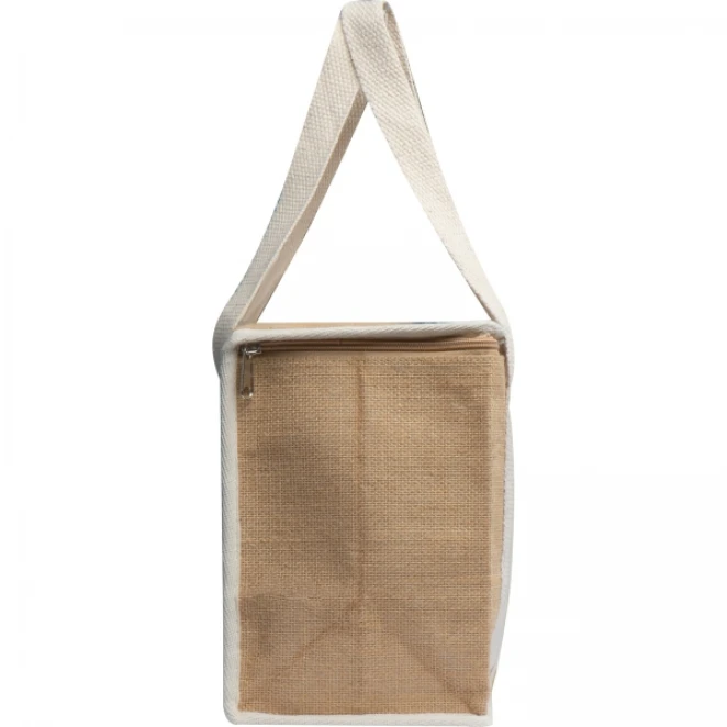 Torba termiczna z juty z logo Zdjęcie 6