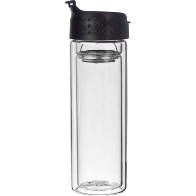 Butelka szklana termiczna 400 ml z nadrukiem logo Zdjęcie 5