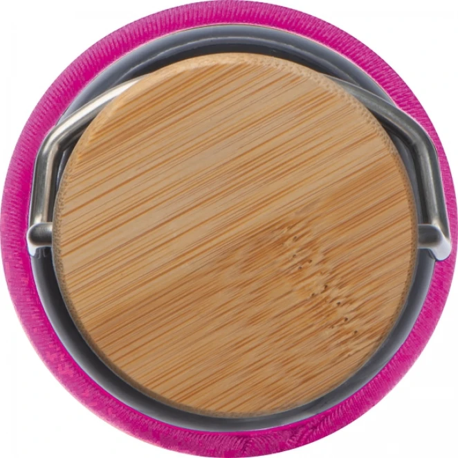 Butelka szklana z pokrowcem 600 ml z logo Zdjęcie 7